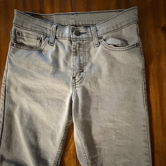 Levis 511 Mens Slim Fit Stretch Jeans Gray 30 W X 30 L Denim TENCEL - Picture 3 of 8